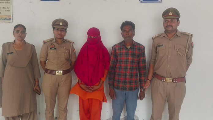 पकड़े गए अभियुक्त की फोटो