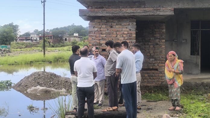 जलभराव पानी उपमुख्य सचेतक