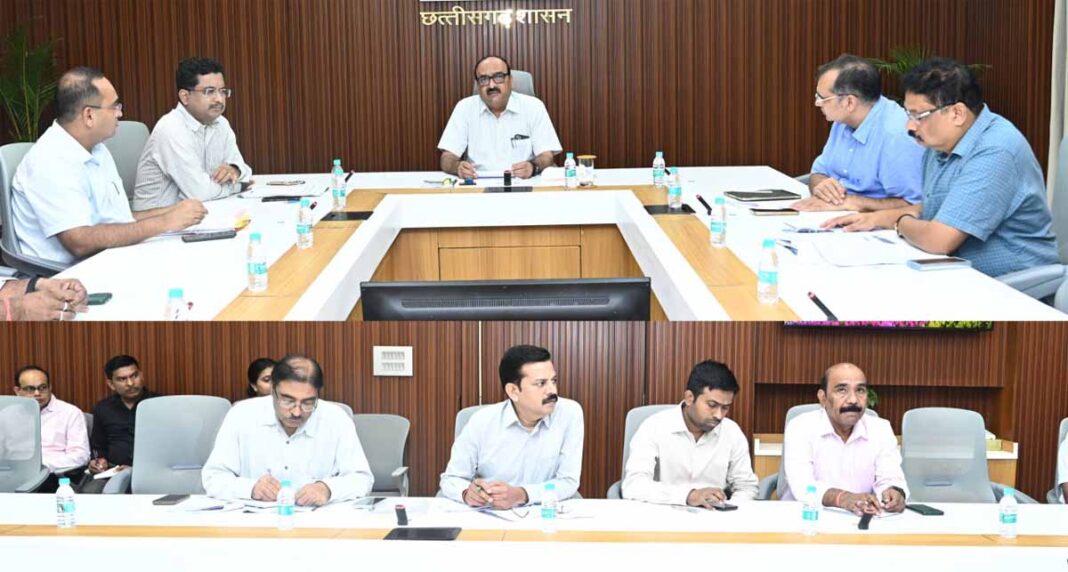 मुख्य सचिव विकासशील की अध्यक्षता में बैठक