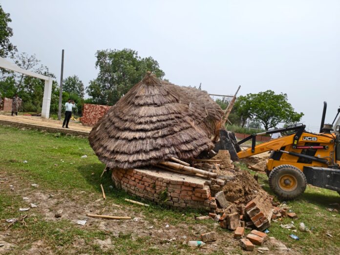बीडीए कार्रवाई अवैध कॉलोनी बीडीए कार्रवाई अवैध कॉलोनी