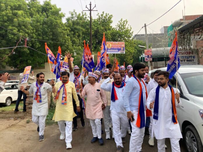 सेवापुरी से लखनऊ रैली की तस्वीर सेवापुरी से लखनऊ रैली की तस्वीर