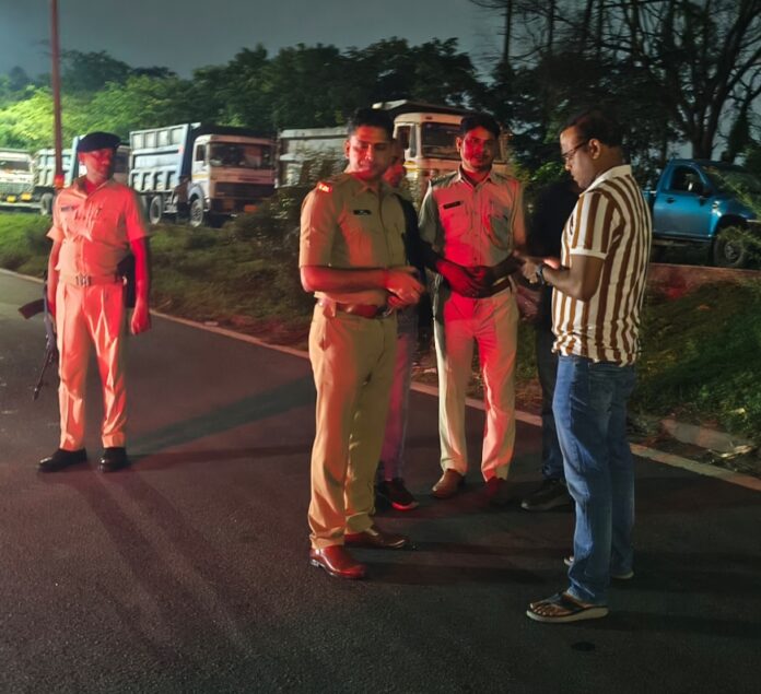 व्यस्त पुलिस अधीक्षक घटनास्थल पर पहुंचे