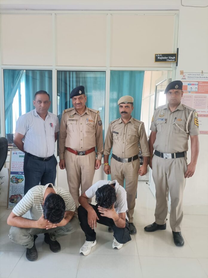 चिट्टे के साथ पकड़े गए आरोपी चिट्टे के साथ पकड़े गए आरोपी
