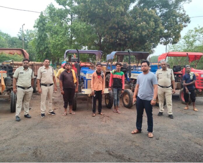 रेत परिवहन का अवैध खेल