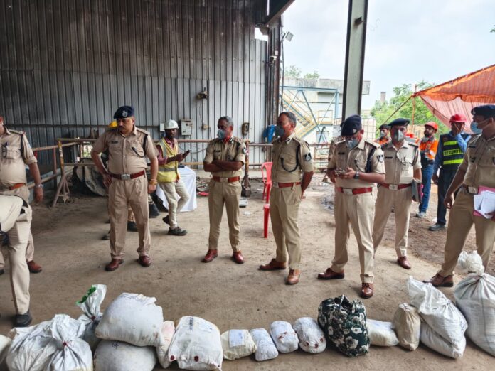 गांजा नष्ट करने की कार्रवाई वीडियो