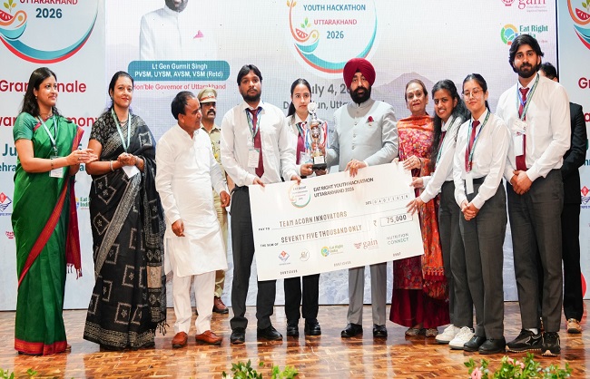 उत्तराखंड ईथोस हैकाथॉन सम्मान समारोह में राज्यपाल उत्तराखंड ईथोस हैकाथॉन सम्मान समारोह में राज्यपाल