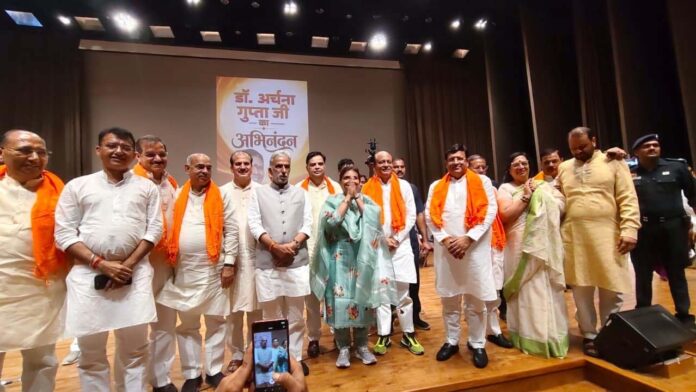 भाजपा प्रदेशाध्यक्ष अर्चना गुप्ता फरीदाबाद में