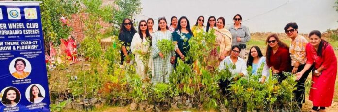 मुरादाबाद पौधारोपण कार्यक्रम में इनर व्हील क्लब मुरादाबाद पौधारोपण कार्यक्रम में इनर व्हील क्लब
