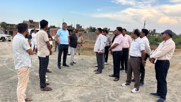 विन्ध्याचल हेलीपैड निरीक्षण जांच