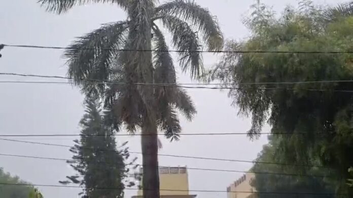 भारी बारिश अजमेर में मौसम सुहावना
