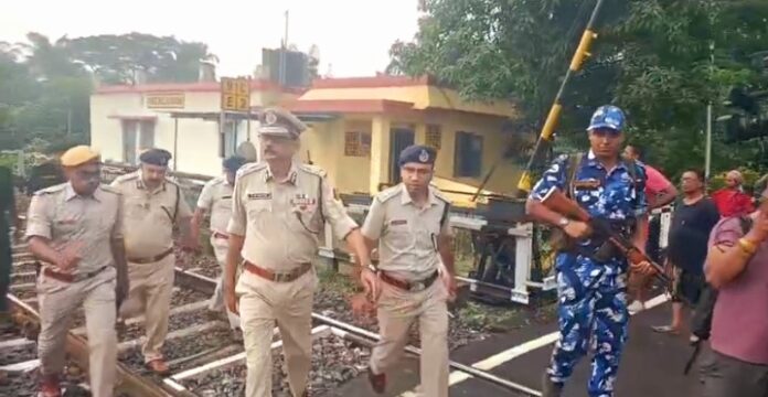 का दौरा करने पहुंचे डीजीपी एसएन गुप्ता