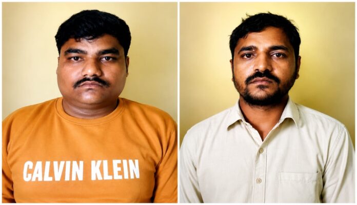 गांजा तस्करों की गिरफ्तारी