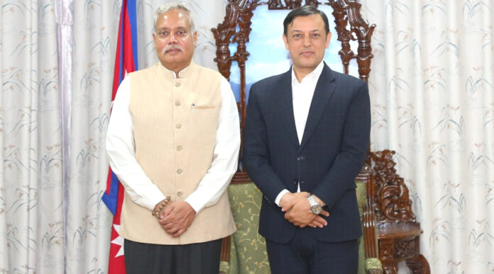 नेपाल के स्पीकर और भारत के राजदूत