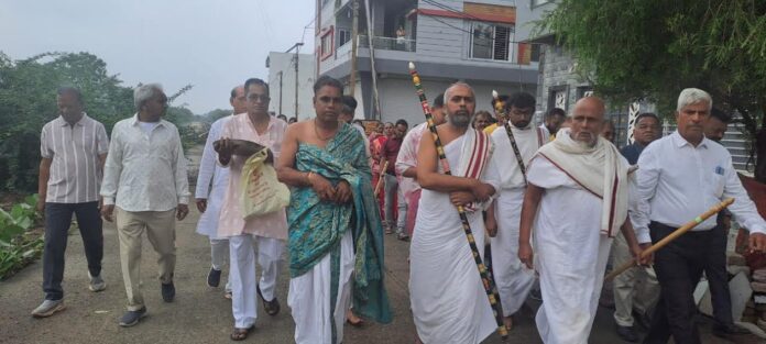 अग्रसेन नगर में जैन मंदिर का शिलान्यास किया गया