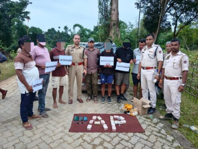 असम याबा तस्करी गिरफ्तारी तस्वीर
