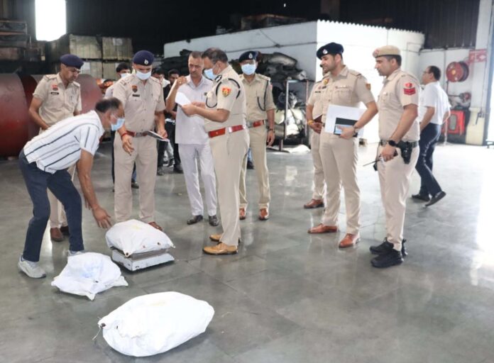 गुरुग्राम पुलिस नशीले पदार्थ नष्ट करने की जांच