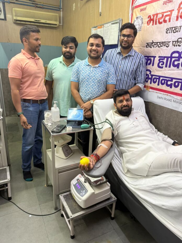 भारत विकास परिषद का रक्तदान शिविर