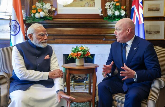 प्रधानमंत्री मोदी न्यूजीलैंड