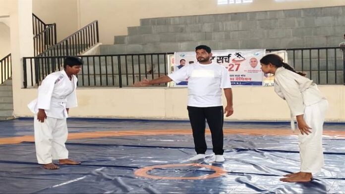 बैतूल जूडो अकादमी चयन ट्रायल