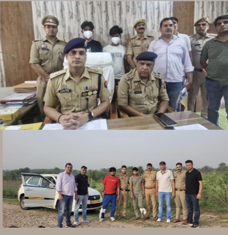 पुलिस मुठभेड़ में चार लुटेरे पुलिस मुठभेड़ में चार लुटेरे