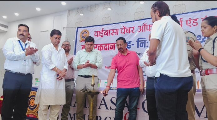 रक्तदान शिविर का उद्घाटन हिसार