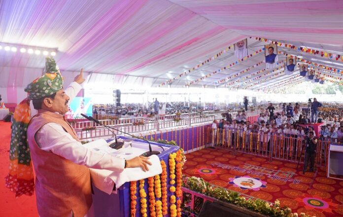 भिंड में लाडली बहना योजना कार्यक्रम