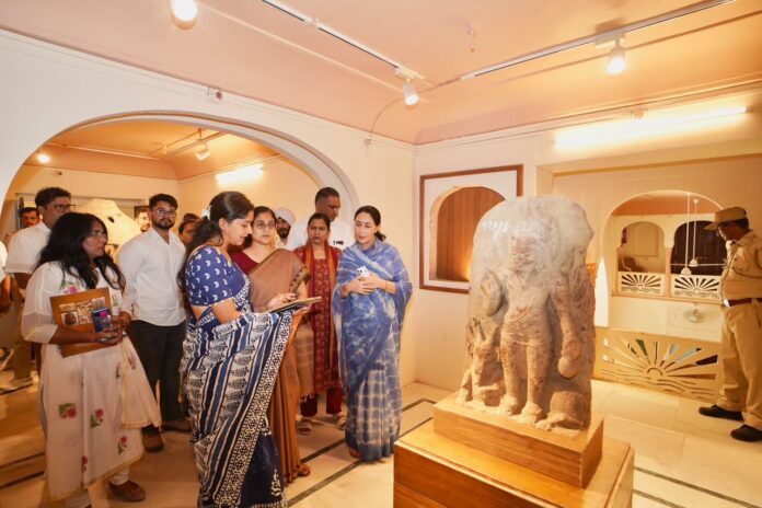 उपमुख्यमंत्री दिया कुमारी निरीक्षण विरासत संग्रहालय उपमुख्यमंत्री दिया कुमारी निरीक्षण विरासत संग्रहालय