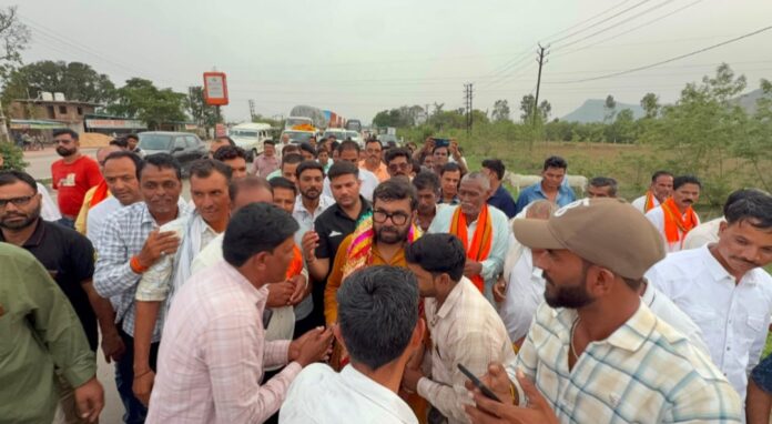 Sansad Bunty Vivek Sahu ki Dharmik Padyatra Sansad Bunty Vivek Sahu ki Dharmik Padyatra