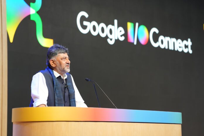 मुख्यमंत्री डी.के. शिवकुमार बेंगलुरु में Google IO Connect India इवेंट मुख्यमंत्री डी.के. शिवकुमार बेंगलुरु में Google IO Connect India इवेंट
