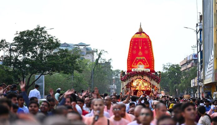 भगवान जगन्नाथ का हाइड्रोलिक रथ भगवान जगन्नाथ का हाइड्रोलिक रथ