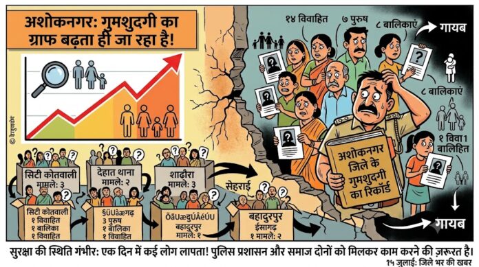 अशोकनगर अपराध वृद्धि लापता व्यक्ति अशोकनगर अपराध वृद्धि लापता व्यक्ति