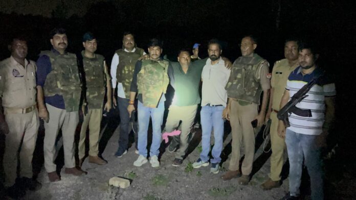 गुरुग्राम पुलिस गिरफ्त में शातिर अपराधी