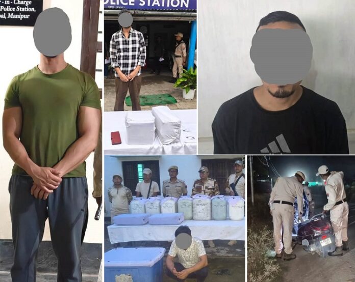 असम पुलिस द्वारा साझा की गई तस्वीरें