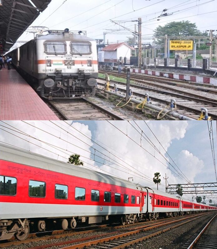 दक्षिण पूर्व मध्य रेलवे की यात्रा