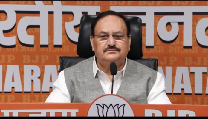केंद्रीय मंत्री जे पी नड्डा का बयान