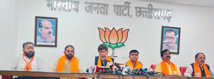 भाजप प्रदेश अध्यक्ष किरण देव ने पत्रकार वार्ता