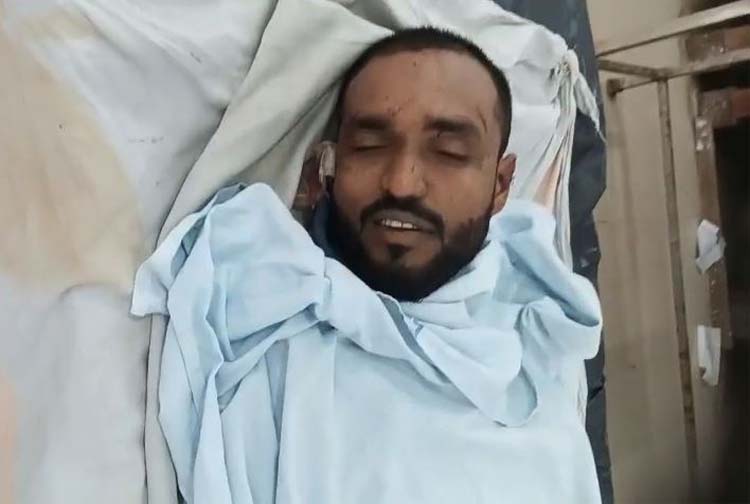 युवक को बेरहमी से पिटाई की गई