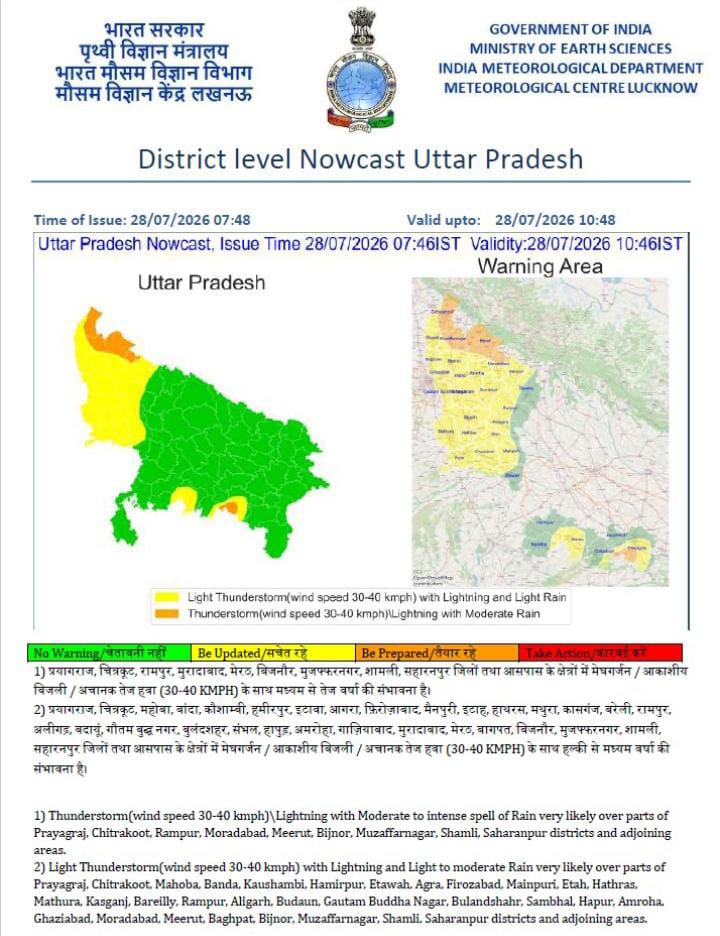 भारतीय मौसम विभाग अलर्ट छाया चित्र