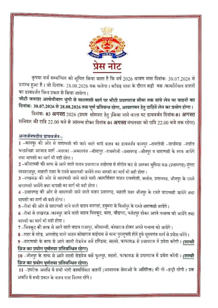 कांवड़ यात्रा मार्ग की फोटो देखें