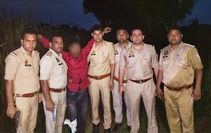 मुठभेड़ के बाद गिरफ्तार इनामी मुठभेड़ के बाद गिरफ्तार इनामी