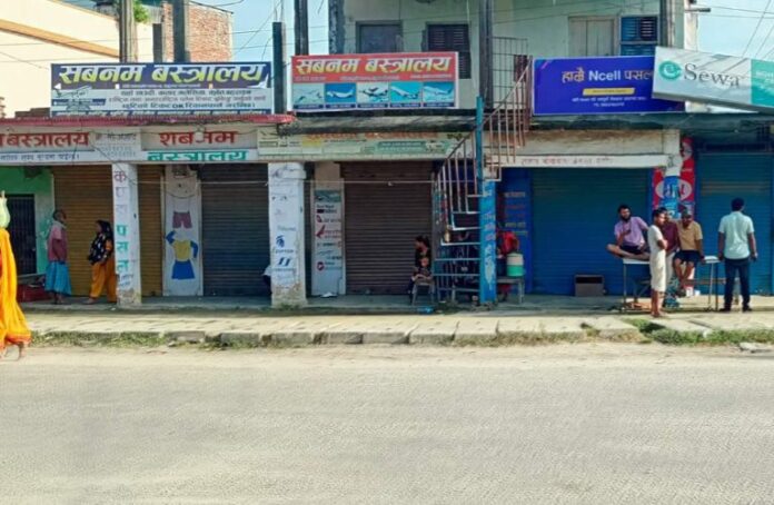सप्तरी जिले में कर्फ्यू की तस्वीर