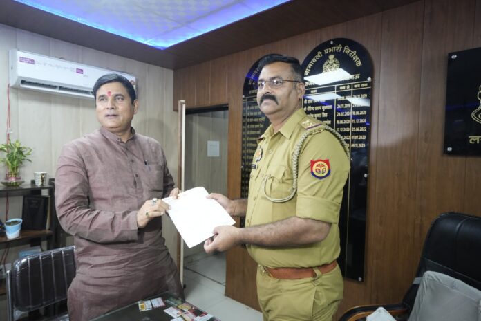 बीजेपी विधायक नंद किशोर गुर्जर की तहरीर