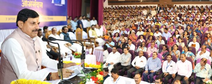 मुख्यमंत्री डॉ. मोहन यादव का संबोधन छिंदवाड़ा में