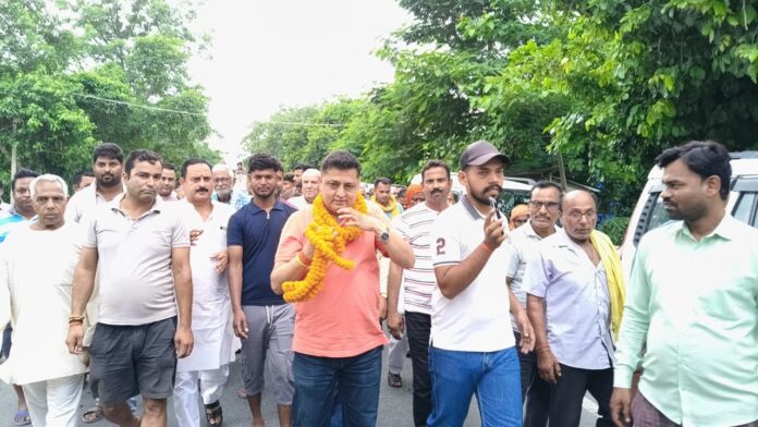 पश्चिम बंगाल विधायक स्वागत की झलक