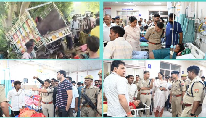 पुलिस राहत कार्य में जुटी