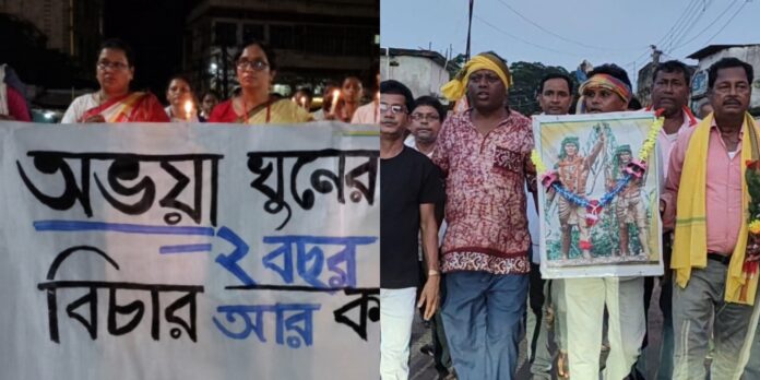बेलदा नारायणगढ़ पदयात्रा की तस्वीर बेलदा नारायणगढ़ पदयात्रा की तस्वीर