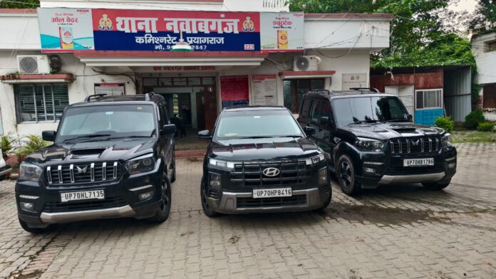 बैरिया तोड़ने के मामले में सीज किए गए वाहन