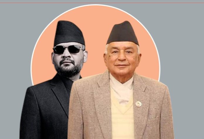 नेपाल के राष्ट्रपति और प्रधानमंत्री की तस्वीक नेपाल के राष्ट्रपति और प्रधानमंत्री की तस्वीक