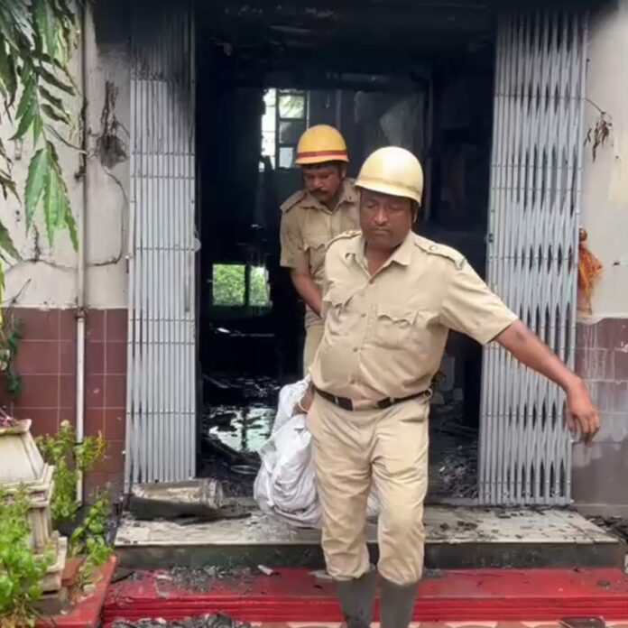 तारापीठ होटल में राहत अभियान चलाया जा रहा है