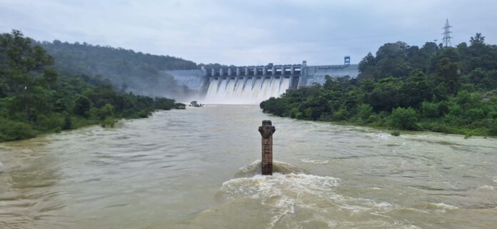 बांगो बांध का जलस्तर 358.29 मीटर पर स्थिर, पिछले 24 घंटे में 21 सेमी घटा